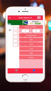 Multi dimention Matrix Calculator screenshot #1 for iPhone