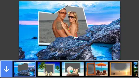 Beach Photo Frame - Free Pic and Photo Filter