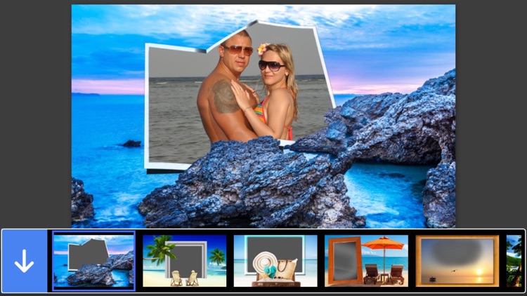 Beach Photo Frame - Free Pic and Photo Filter
