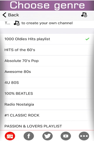 Oldies songs mega music hits radio player - The Absolute retro stations screenshot 3