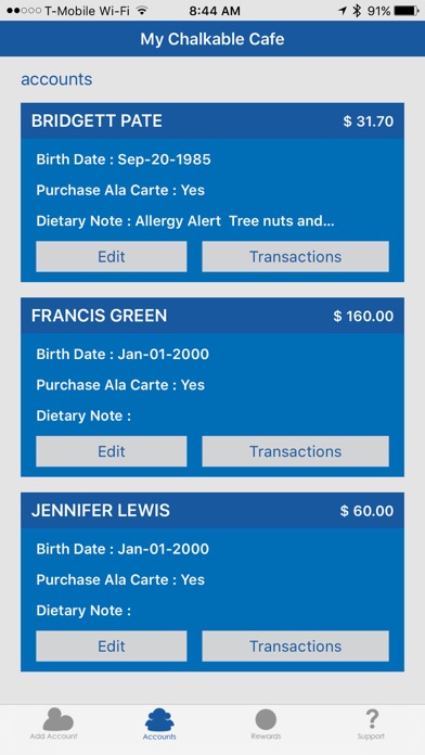 Screenshot #2 pour My Chalkable Cafe