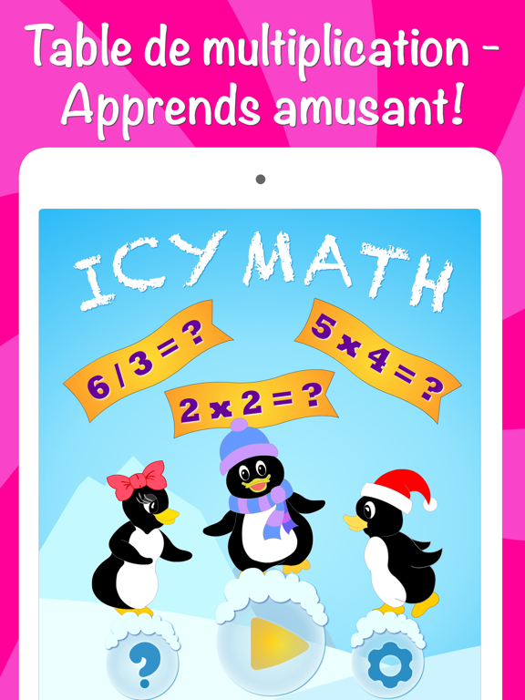 Screenshot #4 pour Icy Math - Table de multiplication pour les enfants, multiplication et division des compétences, bon cerveau jeu de formateur pour adultes!