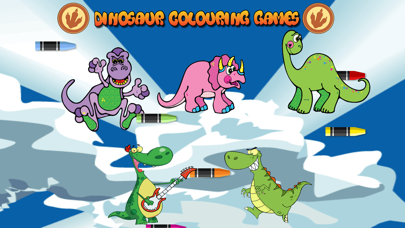 Screenshot #1 pour Dinosaur Colouring Games