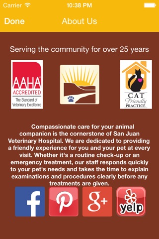 San Juan Veterinary Hospital screenshot 3