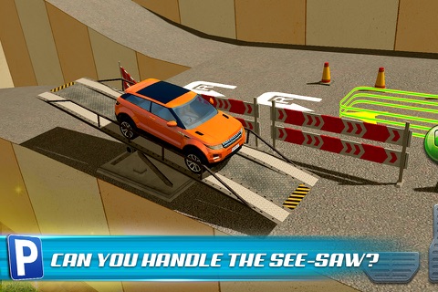 Obstacle Course Car Parking screenshot 4