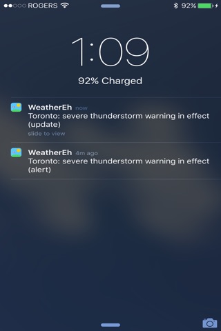 WeatherEh - using Environment Canada weather data to show Canada weather forecast & radar screenshot 2