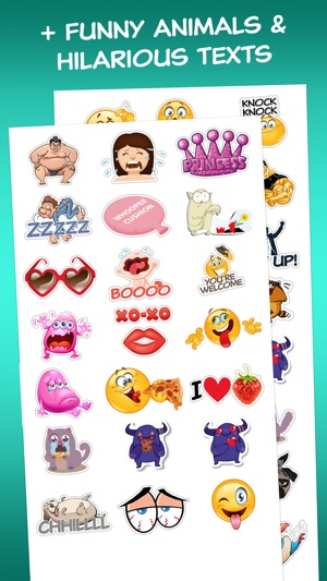 Big Emoji Stickers - Extra Funny Sticker Emojis for Messages(圖2)-速報App