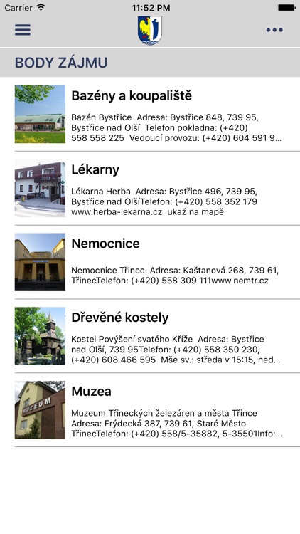 Obec Bystřice screenshot-3