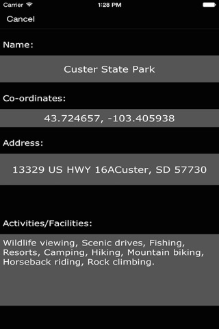 South Dakota State Parks map! screenshot 3