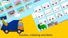 Game screenshot Car and Truck - Puzzles, Games, Coloring Activities for Kids and Toddlers Full Version by Moo Moo Lab hack