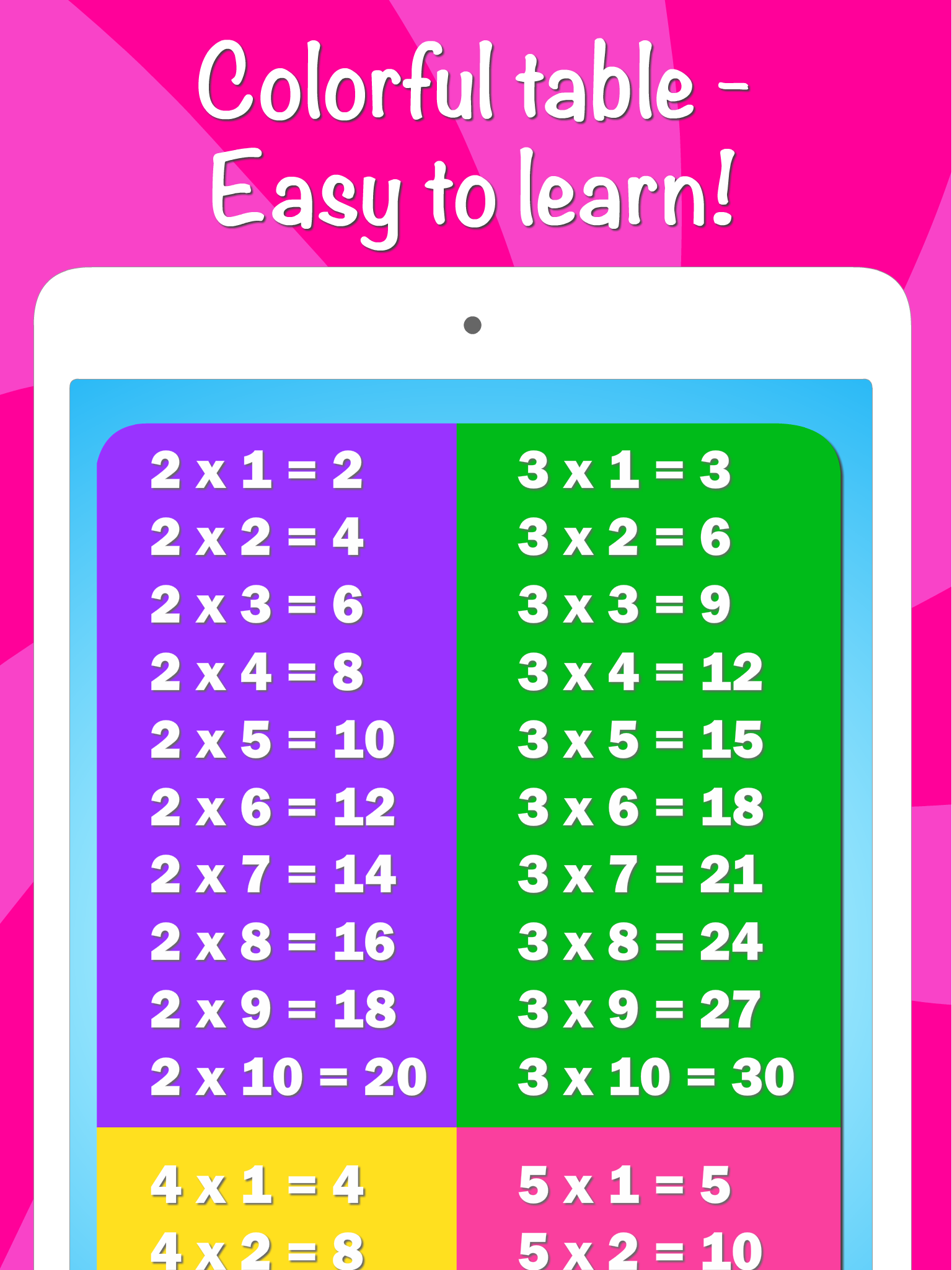Icy Math Free - Multiplication times table for kids screenshot 9