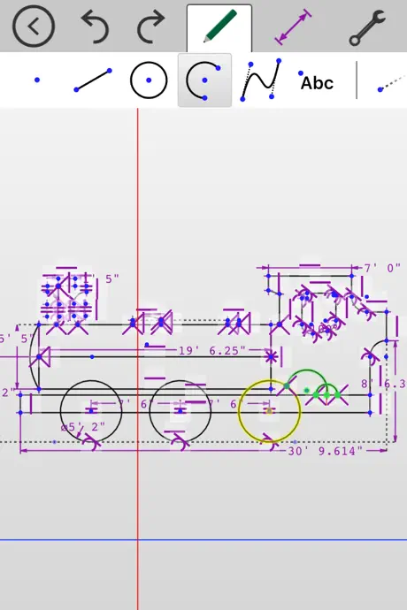 截至平局 - 創建具有約束和尺寸二維圖紙