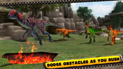 Screenshot #2 pour Dinosaur Race 3D