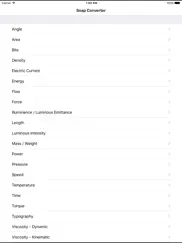 snap converter - convert units free ipad resimleri 1