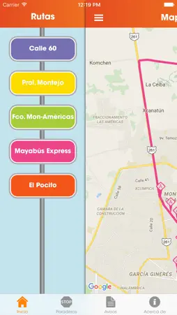 MayaBus screenshot 2