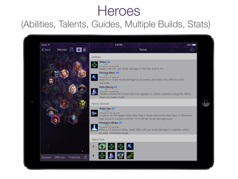 Database for Heroes of the Storm™ (Builds, Guides, Abilities, Talents, Videos, Maps, Tips)のおすすめ画像2