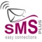 Special application to send SMS messages via the Internet and through the linked sites contain this service
