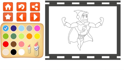 How to cancel & delete Superhero Power Coloring Book - Cartoon Ranger Painting Game from iphone & ipad 2