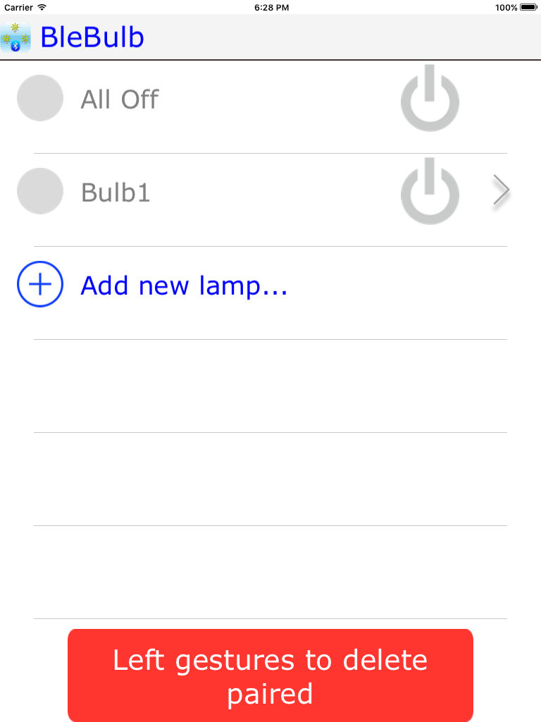 iBleBulb screenshot 4