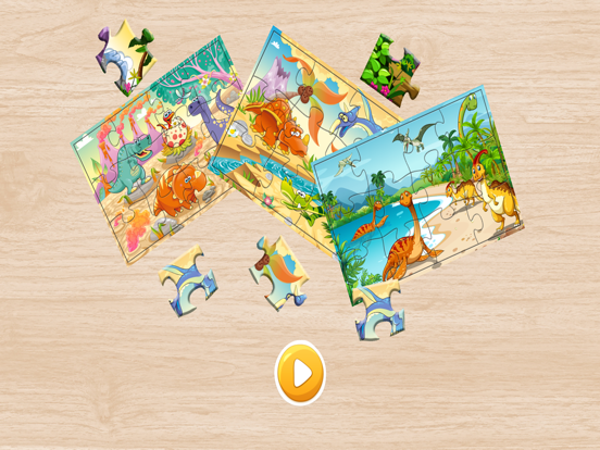 Dinosaur Puzzle for Kids - Dino Jigsaw Games Free for Toddler and Preschool Learning Games iPad screenshot