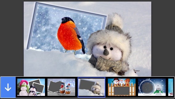 Snow Photo Frame - Art Photography & mega Framesのおすすめ画像1