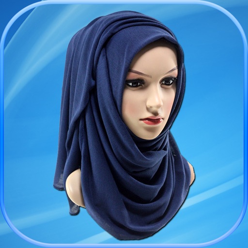 Hijab Woman Photo Booth Dress Up In Beautiful Scarfs & Veil.s With