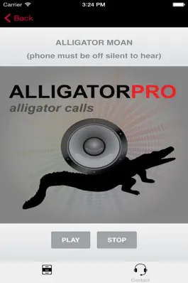 Game screenshot REAL Alligator Calls & Alligator Sounds -ad free- BLUETOOTH COMPATIBLE apk