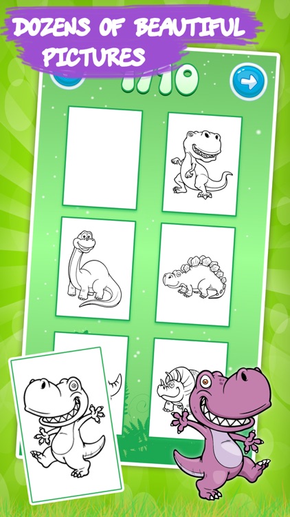 Best coloring book : Dinosaurs