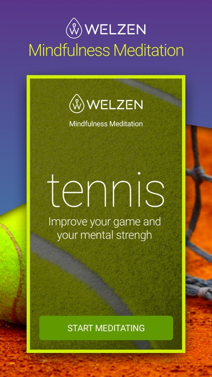 Welzen Tennis - Guided meditation app for pros
