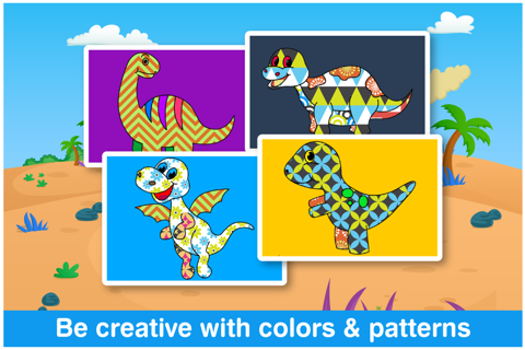 Tabbydo Dino Colorbook Free : Explore the dinosaur coloring pages screenshot 3