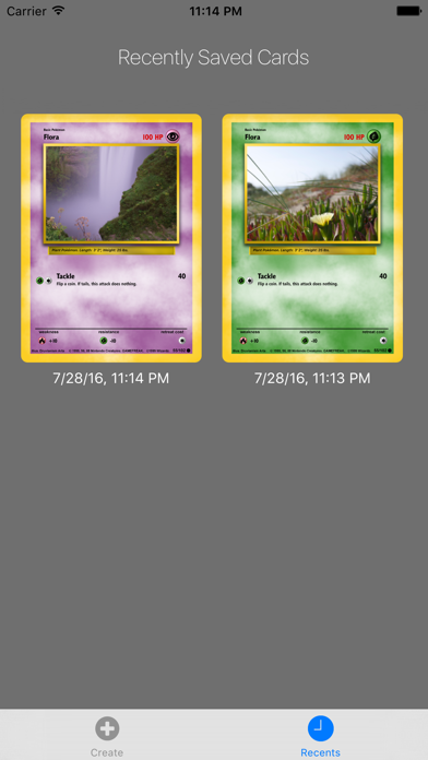 Card Builder for Pokemon Screenshot