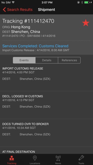 Expeditors Shipment Tracking(圖3)-速報App