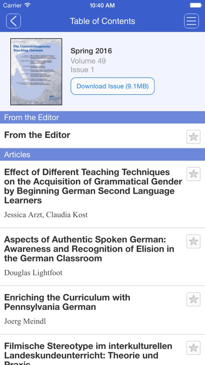 Die Unterrichtspraxis/Teaching German screenshot-3