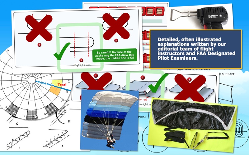 faa parachute rigger test prep iphone screenshot 3