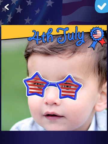 Photo Editor Independence Day – Edit Your Pictures in the Spirit of July 4 iPad screenshot