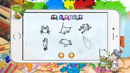 Game screenshot морские животные раскраски apk