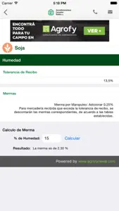 ACBsa - Calidad de Granos screenshot #3 for iPhone
