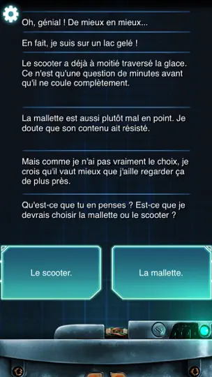 Capture d'écran de Lifeline: Enfer Blanc sur iPhone 4