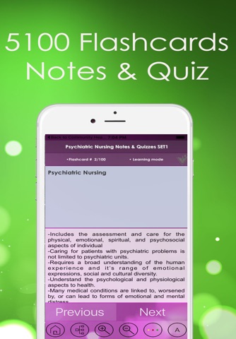 Psychiatric Nursing Exam Review: 5100 Study Notes & Quiz screenshot 3