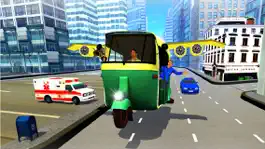 Game screenshot Futuristic Flying tuk tuk rickshaw simulator 3D apk