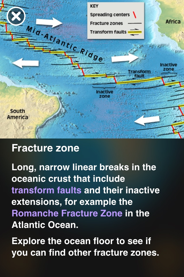 Plate Tectonics Visual Glossary and Atlas screenshot 3