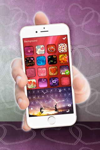 Heart Keyboard Extension – Love.ly Background.s & Romantic Font.s Changer for iPhone screenshot 4
