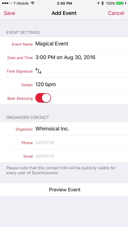 Synchronome - Never perform out of sync again!