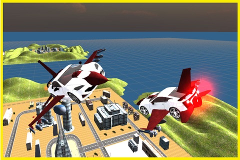 Futuristic F16 Flying Car Pro screenshot 2