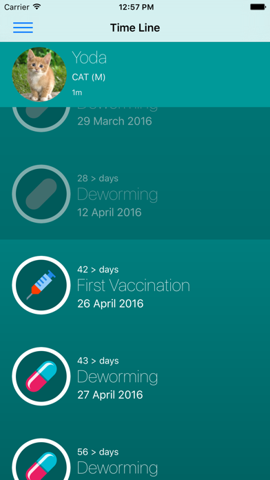 Screenshot #2 pour PetDiary by VetCloud