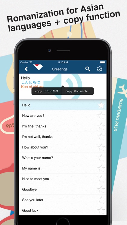 Tap & Say - Speak Phrase Book for travelling the world screenshot-3