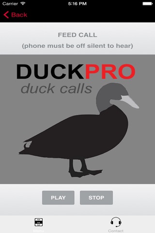Duck Calls and Duck Sounds for Duck Hunting - BLUETOOTH COMPATIBLE screenshot 2