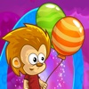 لعبة القرد مفجر البالونات - العاب فلاش برق و العاب اطفال براعم