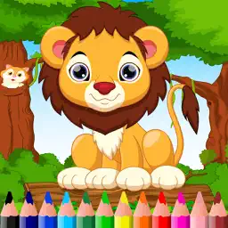 Animal Color Mix Page Paintbrush, Draw,Doodle,Coloring Book For Kid app icon