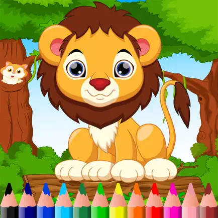 Animal Color Mix Page Paintbrush, Draw,Doodle,Coloring Book For Kid Cheats